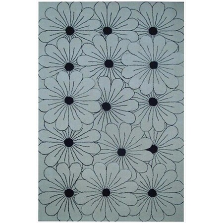 Safavieh 2 x 3 ft. Accent Contemporary Soho Ivory and Black Hand Tufted Rug SOH768B-2